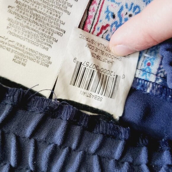 BCBG MaxAzria Sebastian Boho Lightweight Resort Festival Mandela Beach Pants XS - Picture 4 of 8